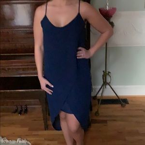 Rustic Royals lg.navy  (hi low) dress